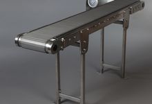 Conveyor with wire mesh belt
