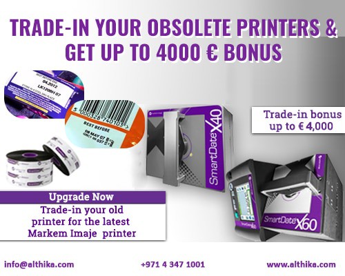 Markem Imaje,Trade In offer,MI printer,TTO printer,2018 offer,Al Thika Packaging