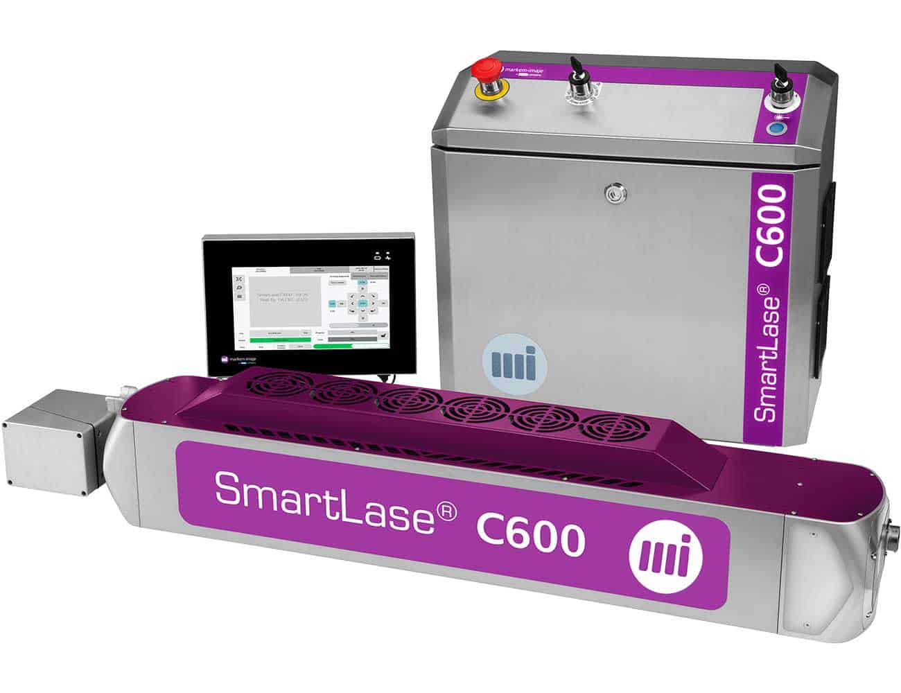 Smartlase c600 laser printer by Markem-Imaje, Markem-Imaje Smartlase C600, C600 laser printer