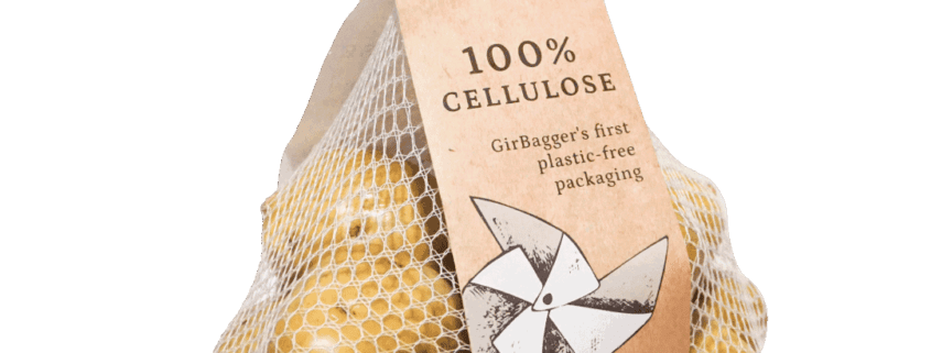 Cellulose bag, net packaging by Giro, net packaging, plastic free net packaging