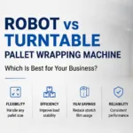 Robot vs turntable pallet wrapper