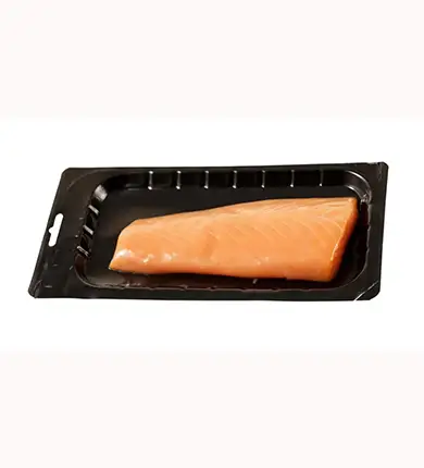 Fabbri CAVECO Skin-Fish semi-automatic tray sealing