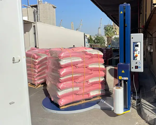 Robopac Pallet Wrapping Installation by Al Thika Packaging UAE