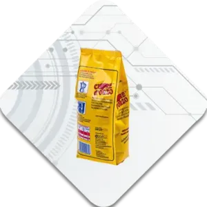 Vertical bagger packaging sample