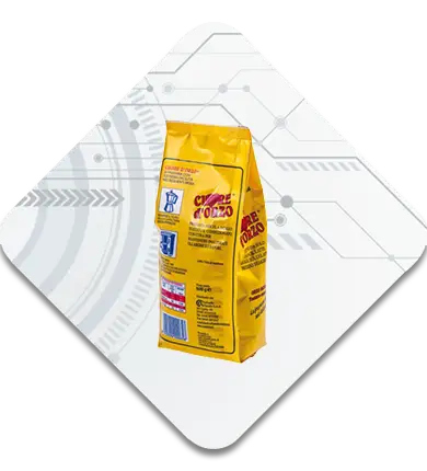 Vertical bagger packaging sample