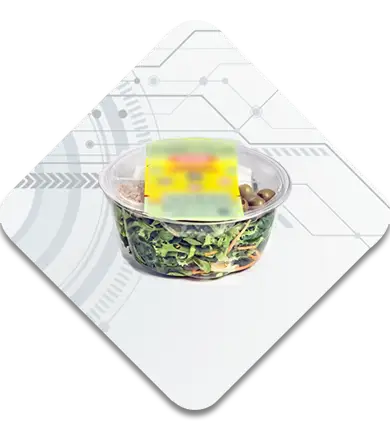 tray sealing packaging sample
