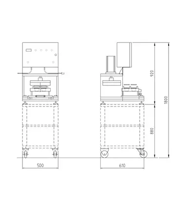trio machine by fabbri drawing