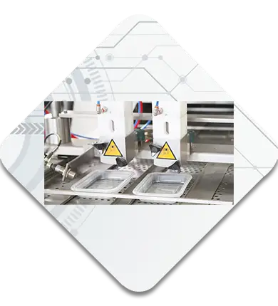 ypsilon automatic tray sealing machine closed view