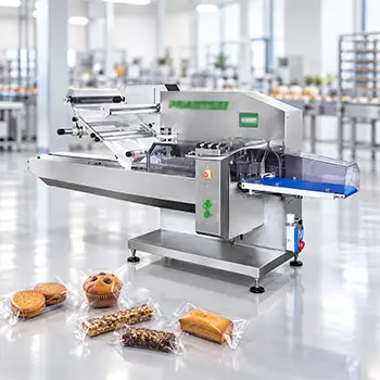 flow wrapper at Gulfood Manufacturing